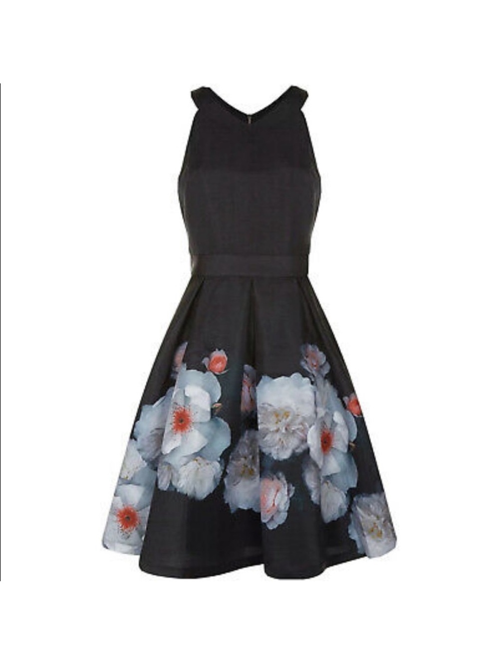 Ted Baker Black London Jelina Chelsea Floral Fit And Flare Dress
